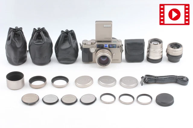 Tested! [N MINT] Contax G2 35mm Film Camera w/ 28 45 90mm Lens TLA140 From JAPAN