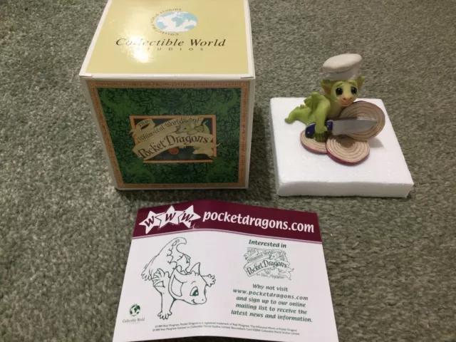 whimsical world of pocket dragons ( Kitchen Crybaby ) 2004 In Original Box.