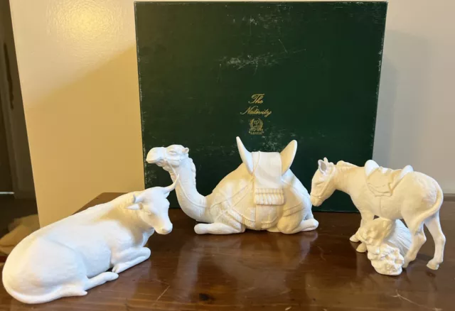 Lenox The Nativity 1988 “THE ANIMALS” 3 Piece Porcelain Bone China Collection