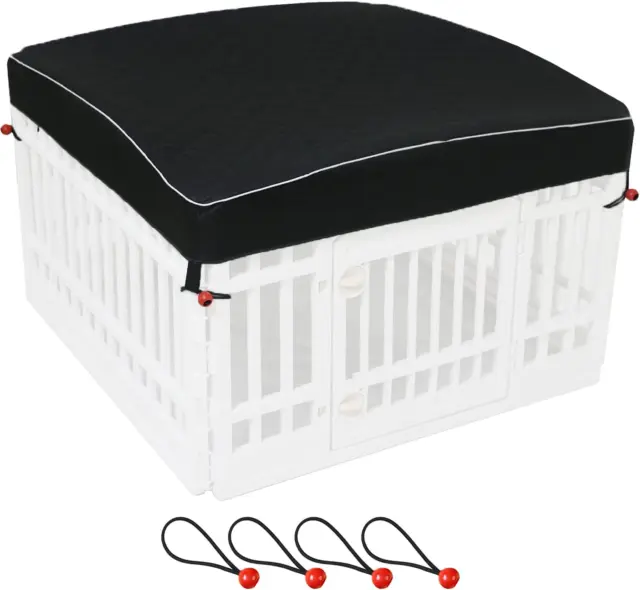 Dog Pen Cover Dog Playpen Cover for Pets,Provide Shade and Security for Indoor O
