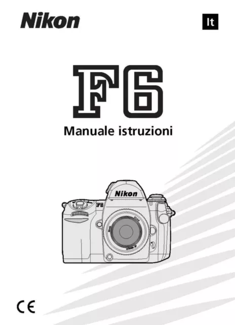 Manuale Nikon F6 ITALIANO - Pdf Dvd Cd