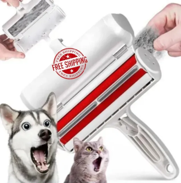 ChomChom Pet Hair Remover: Reusable Cat & Dog Hair Remover for Furniture, Couch.