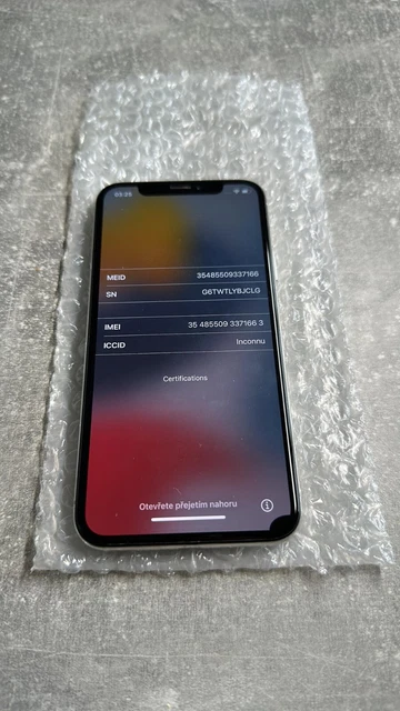 1405 - Apple iPhone X 64 Go -  ARGENT