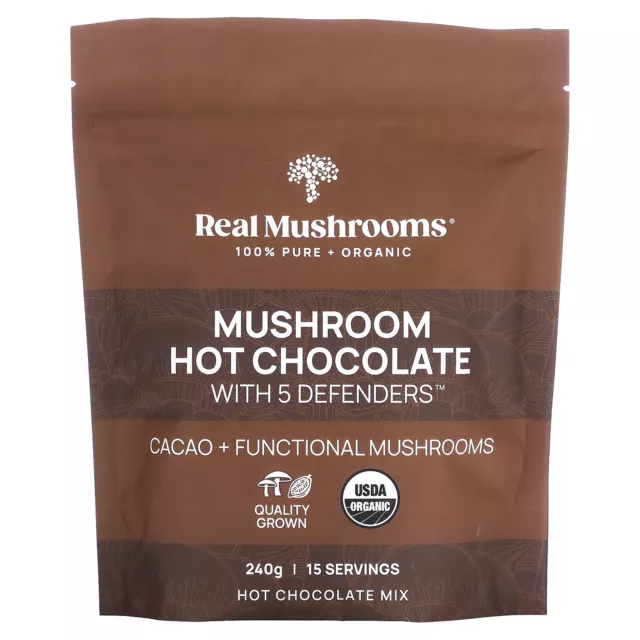 Mushroom Hot Chocolate with 5 Defenders, 240 g