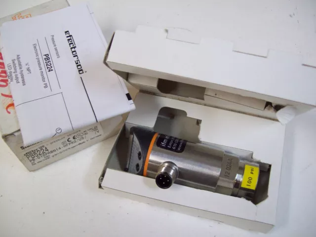 Ifm Electronic Efector 500 Pb5224 Pressure Sensor - Nib -  Free Shipping!!!
