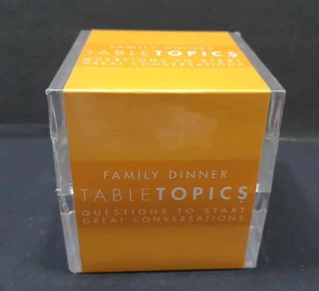 NEW TABLE TOPICS Family Dinner Questions to Start Great Conversations
