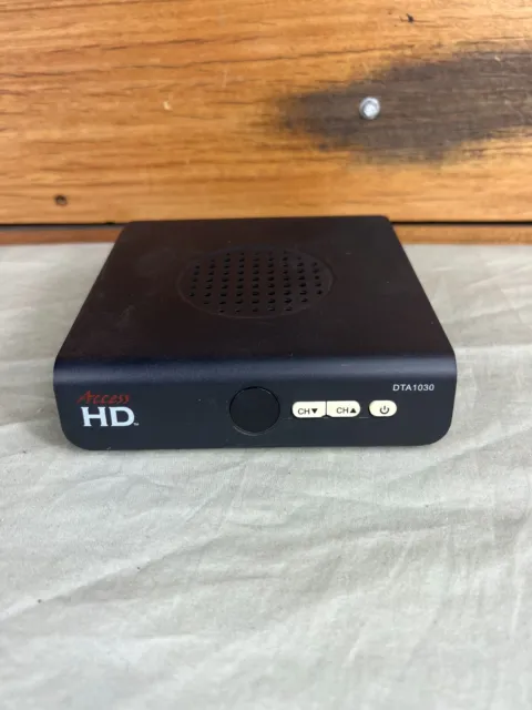 Access HD DTA1030 Black Sleek Design Digital To Analog TV Converter Box Only