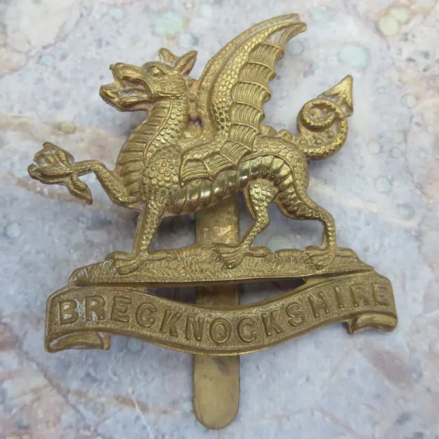 The Brecknockshire Battalion, South Wales Borderers Army/Military Hat/Cap Badge