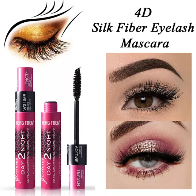 Mascara En Fibre De Soie 4D Extension De Cils Imperméable Volume Longue 《