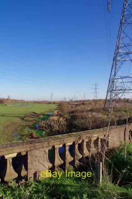 Photo 6x4 River Mardike & Pylons Aveley I suspect the parapet is of 1930& c2018