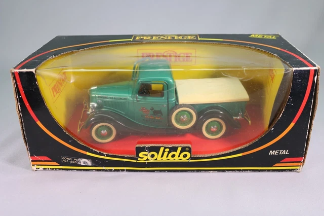 LJ307 SOLIDO PRESTIGE 1/18 Camion Ford Roadster 8008-8009 pick up baché 1934