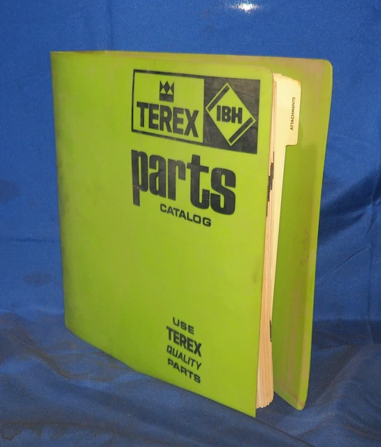 TEREX 8250 CRAWLER Tractor Parts Catalog Book Guide Genuine 163.48
