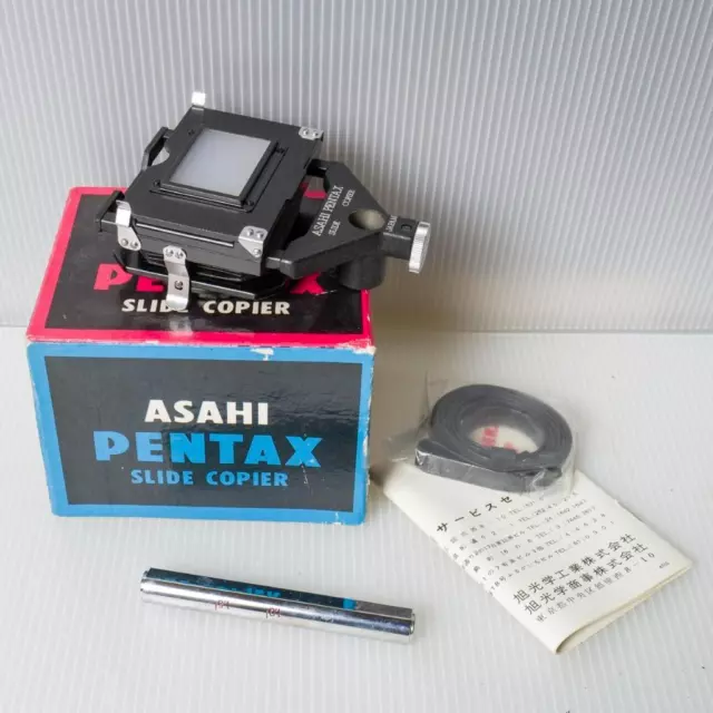 Asahi Pentax Deslizar Copiador Para Auto Bellow Mint en Caja 50/55mm