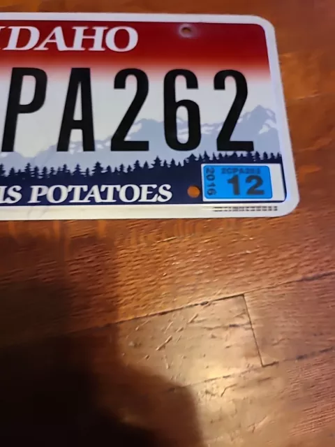 2016 Sticker Scenic Idaho License Plate 2C PA262 3