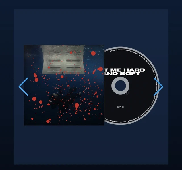 BILLIE EILISH HIT Me Hard And Soft Unique Splatter Paint Cd Sealed In ...