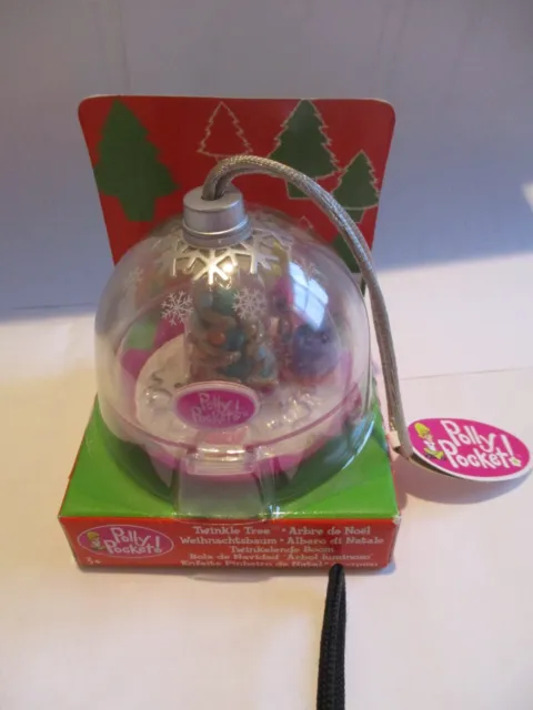 POLLY POCKET : BOULE NOEL " ARBRE DE NOEL " Réf.56001 / NEUF SOUS BLISTER