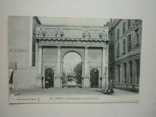 Carte Postale  /  Nancy   Porte Stanislas        Tramway