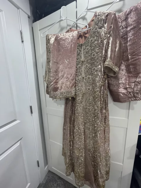 Bridal Heavy Pakistani Indian Lengha Designer Party Ethnic Gown Wedding