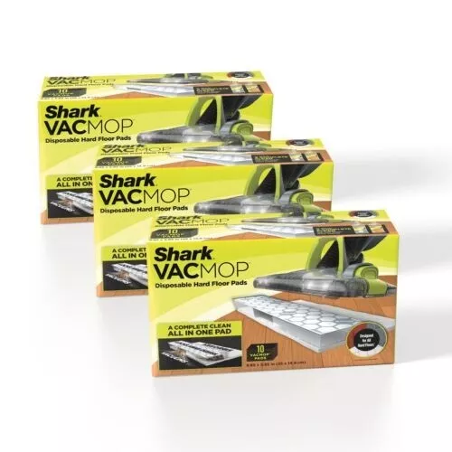 Shark VACMOP Disposable Hard Floor Vacuum and Mop Pad Refills 30 CT