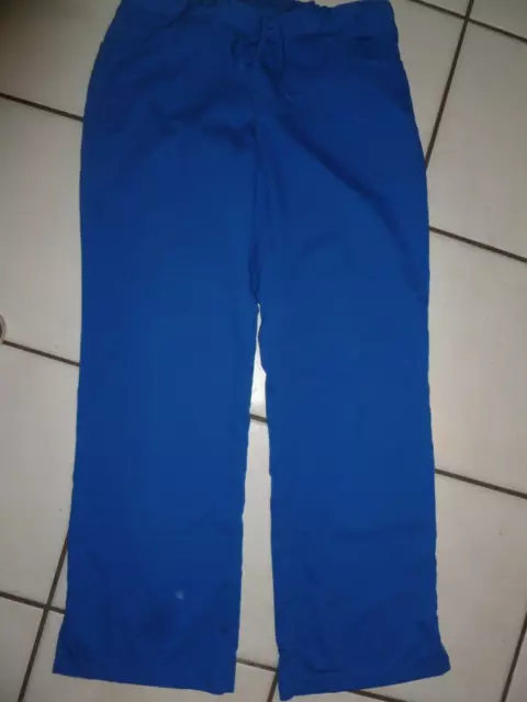 Grey Anatomy Royal Blue Scrub Pants M