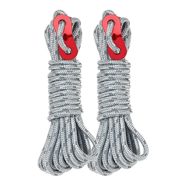 Donubiiu - Corde De Réglage De Poulie Résistante Au Vent - Parfaite Pour Camping, Tentes, Bâches Et Plus - Facile à Installer, Ultra Résistante !