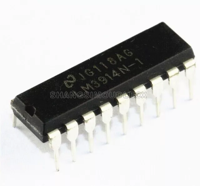 10Pcs LED Display Driver IC NSC DIP-18 LM3914N-1 LM3914N-1/NOPB