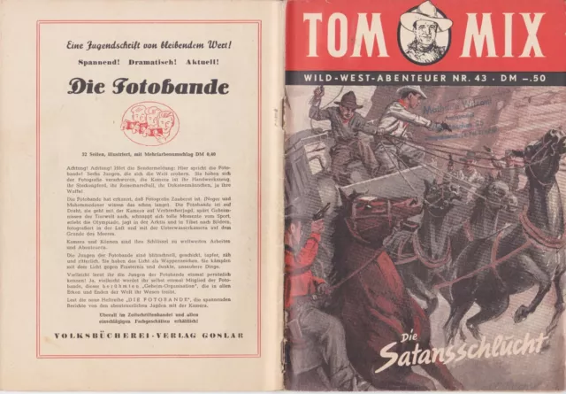 Tom Mix Nr. 43  (Zust. 2)   - Nachkrieg -