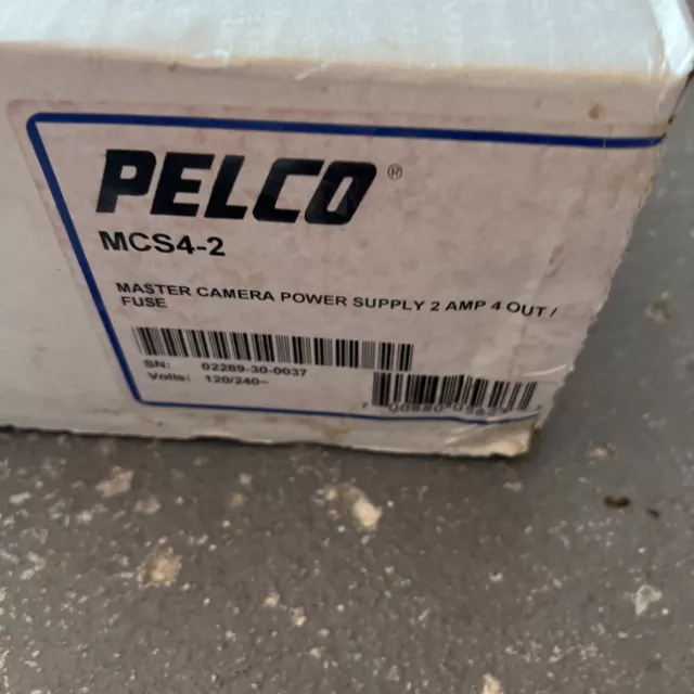 New Sealed Pelco Mcs4-2 Master Camera Power Supply