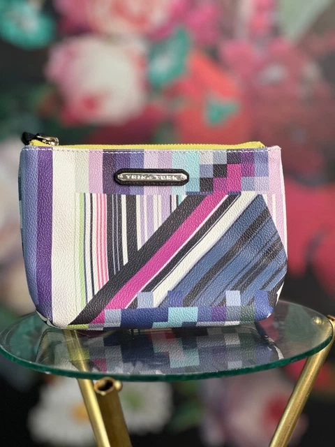 Trina Turk Vanity Cosmetics Geometric Makeup Bag