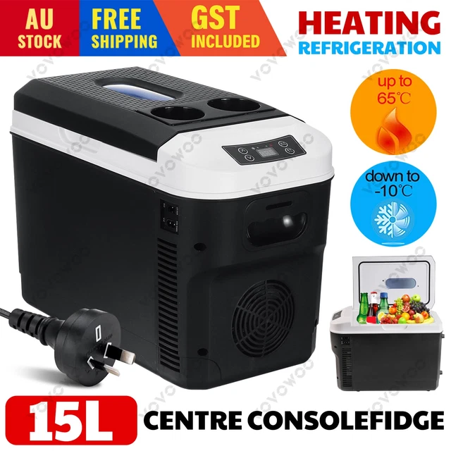 15L 12V/24/240V CENTRE Console Fridge Freezer Portable Travel Camping ...