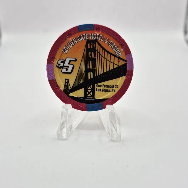 GOLDEN GATE LAS Vegas NV Casino $10 Gaming Token .999 Fine Silver