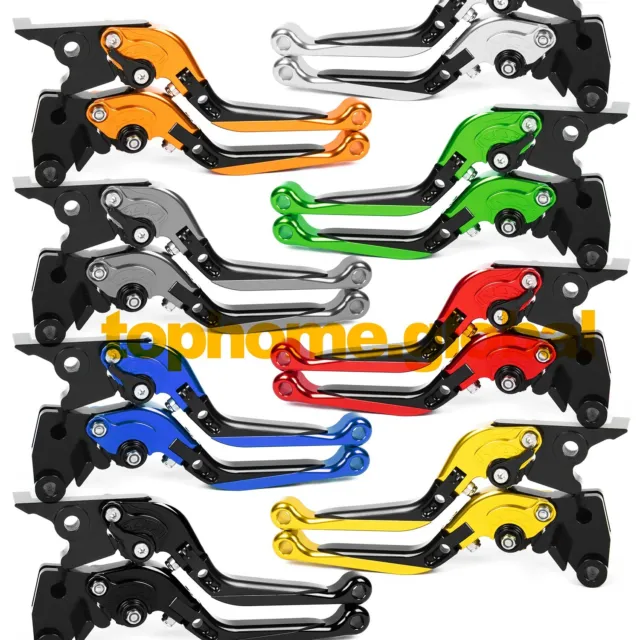 For Honda CBR1100XX BLACKBIRD 97-07 Folding Extending Clutch Brake Levers CNC