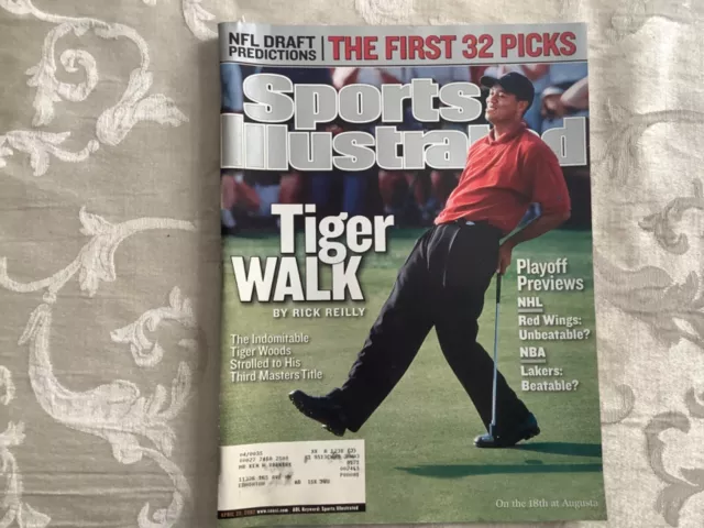 Sports Illustrated April 22, 2002 Tiger Woods Masters Champion
