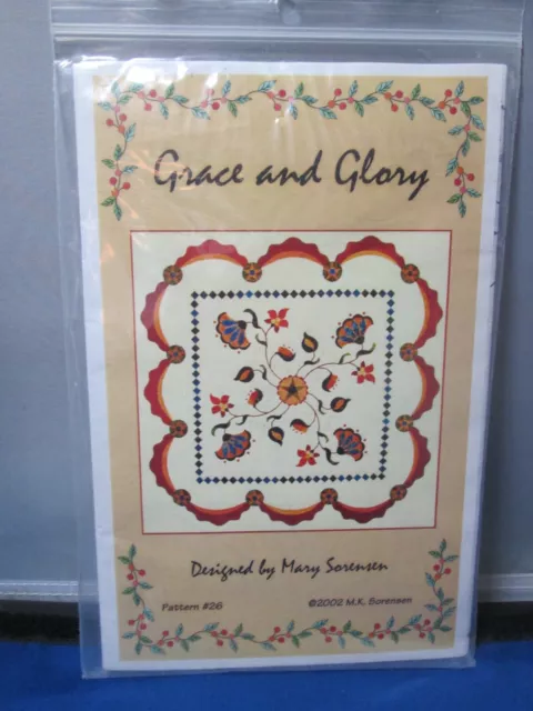 Applique Quilt pattern - Grace & Glory by Mary Sorensen