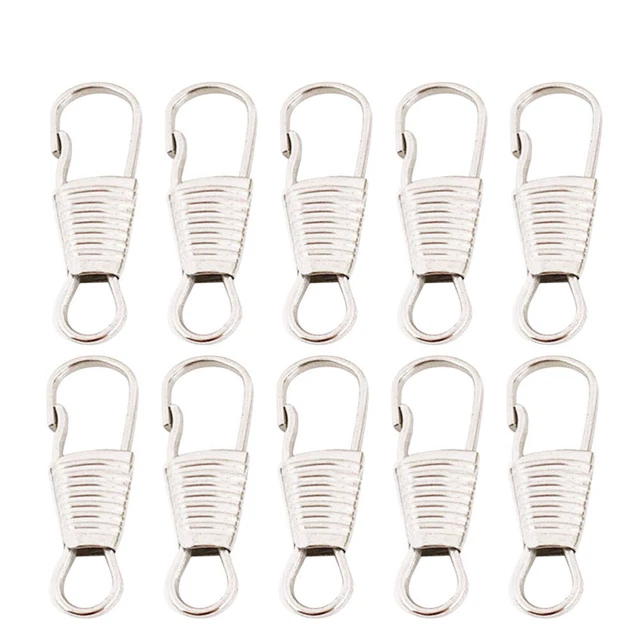 10 PCS Zipper Slider Zipper Charms Zipper Replacement Pulls Repair Kit Puller