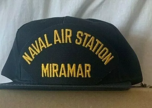 NEW US NAVY USN baseball hat/patch NAVAL AIR STATION MIRAMAR California ...
