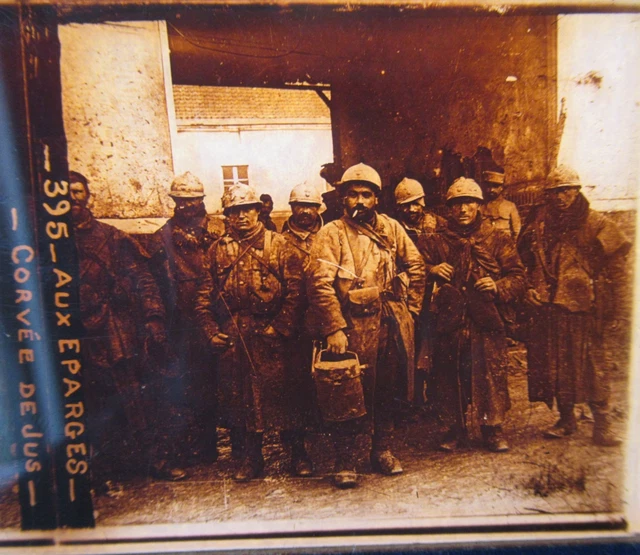 WW1 – Lot 81 Plaques De Verre Stéréoscopiques – Tranchées Poilus – 14-18