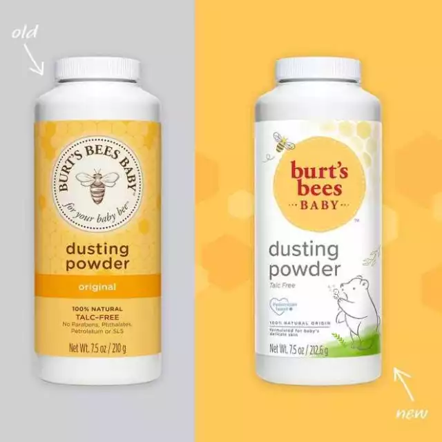 Burts Bees Baby Dusting Powder Original 100% Natural Talc Free 7.5 oz Pack of 2 3