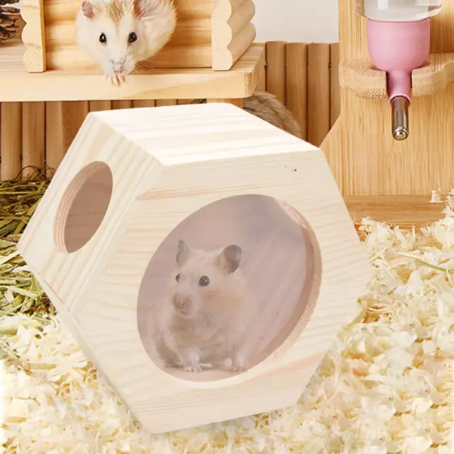 Maison De Hamster En Bois, Fournitures De Cachette, Cachette Pour Hérisson,