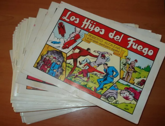 Lote de 9 comics ROBERTO ALCAZAR Y PEDRIN. Reedición 1981. Editorial Valenciana.