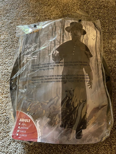 Halloween Costumes Men Plague Doctor