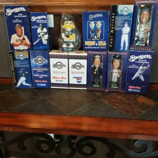 Milwaukee Brewers SGA Bobbleheads Pick Your Favorite 2001-04 Brewers Bobblehead