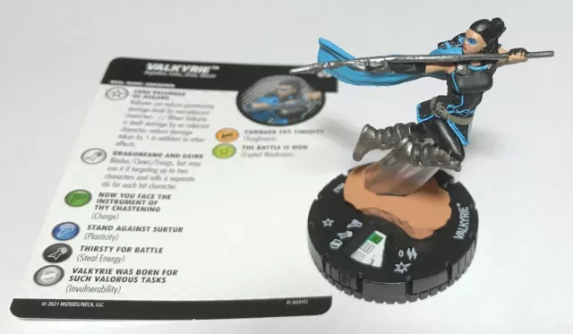 VALKYRIE 042 War of the Realms Marvel HeroClix Rare