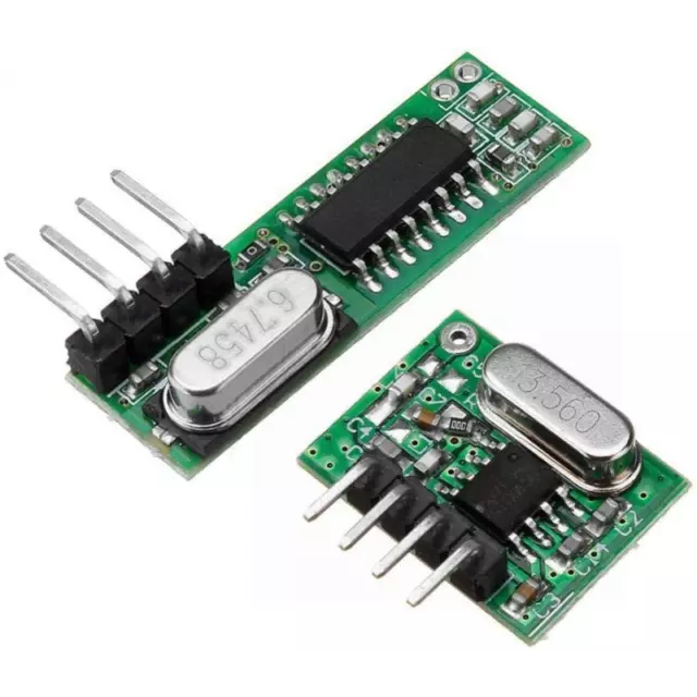 Module recepteur sans Fil RX470 433 MHz RF + Module émetteur sans Fil WL102 433