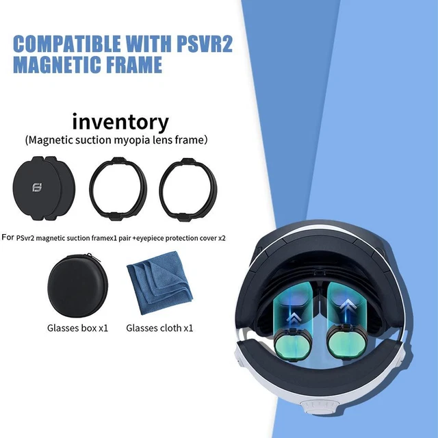 Occhiali con montatura miopia magnetica anti-luce blu VR 2 per PS N2F2
