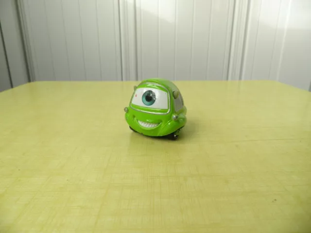 DISNEY PIXAR CARS VOITURE MIKE WAZOWSKI FLASH McQueen METAL 1/55  BON ETAT !!