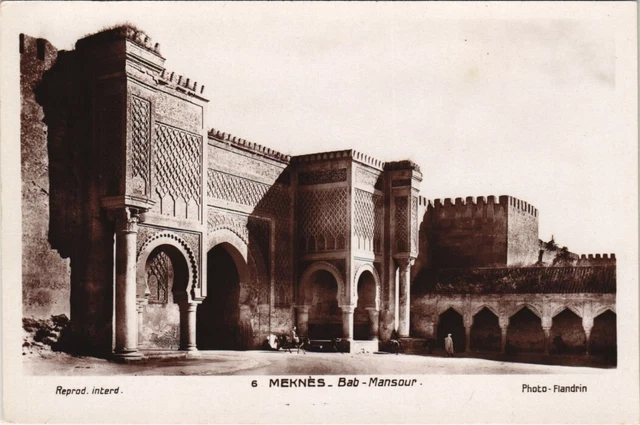 CPA AK MAROC MEKNES Bab Mansour Flanders (37997)