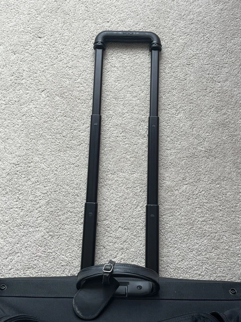 Tumi Black Alpha Ballistic Nylon Long Wheeled Garment Bag Luggage Travel 2242D3 5