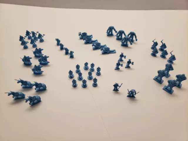 Age Of Mythology Myth Creatures Lot Of 50 Mini Figures Square Round Rectangular