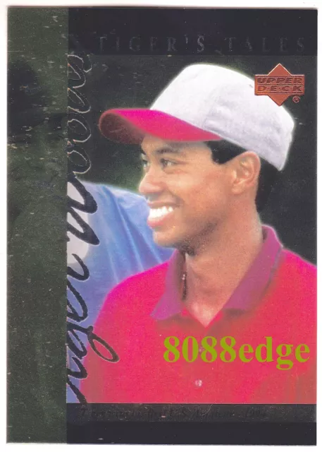 2001 Upper Deck Ud Golf Tiger's Tales: Tiger Woods #Tt9 Rookie Year Rc Insert